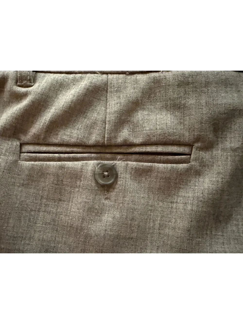 Rafaella Women's Dress Pants Beige Straight Leg Trousers
